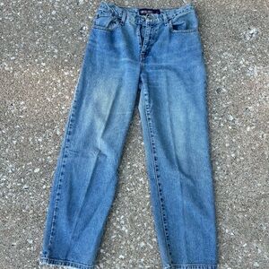90s vintage Limited brand high rise faded distressed jeans
